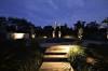 LED lighting can create beautiful outdoor living spaces