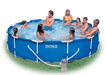 intex above ground swimming pool